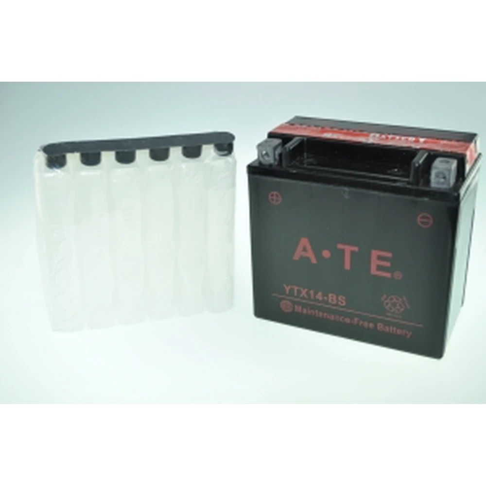 Motorcykelbatteri YTX14-BS: högpresterande batteri för kompatibla motorcyklar