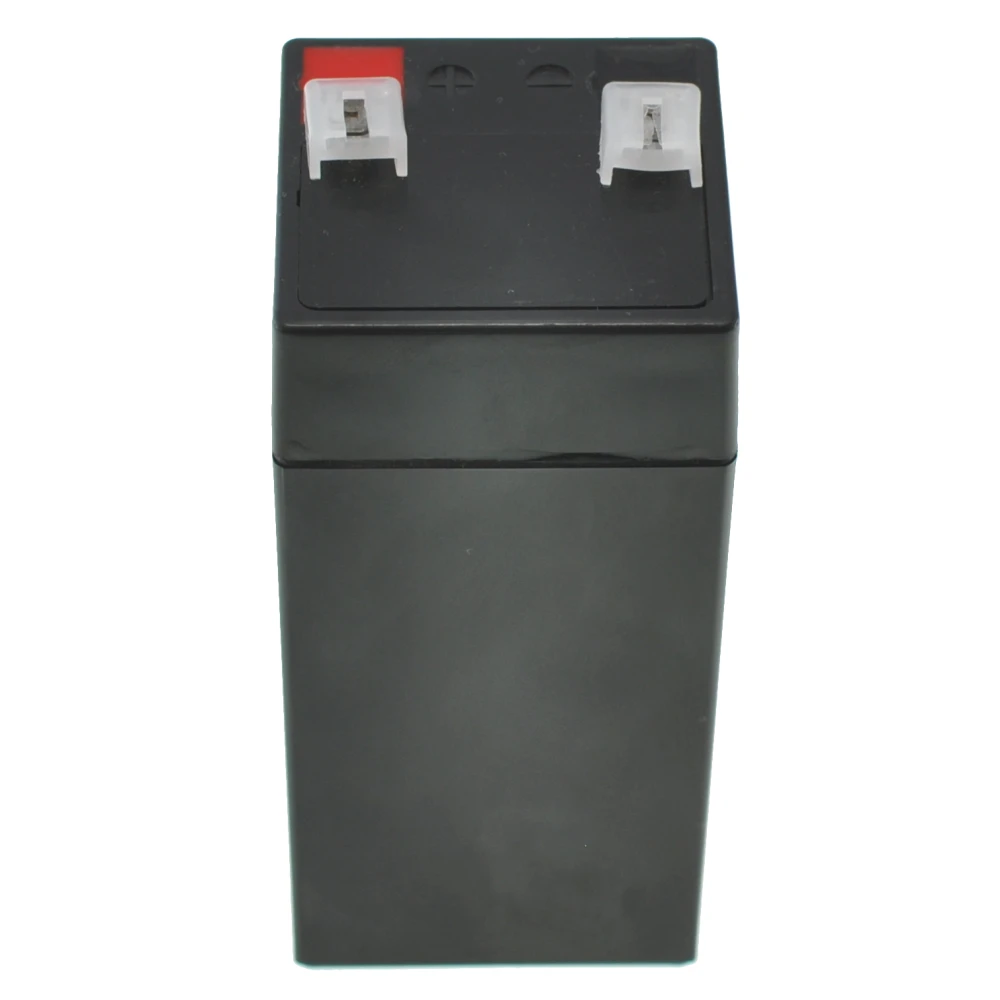 Batería plomo SY4-4 recargable 4V4Ah en uso con juguetes eléctricos