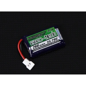 JD-385 drönarbatteri Turnigy Nano-Tech 260mAh 1S 3.7V för JXD-droner