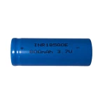 Bateria Pila Recargable 18500 800mAh 3,7V Battery Litio Li-Ion vista lateral con detalles