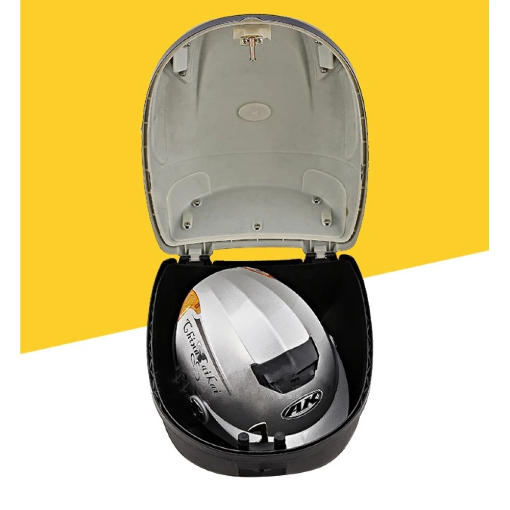 Cykelbox för hjälm 17L svart JZH-818 för 1 hjälm med lås