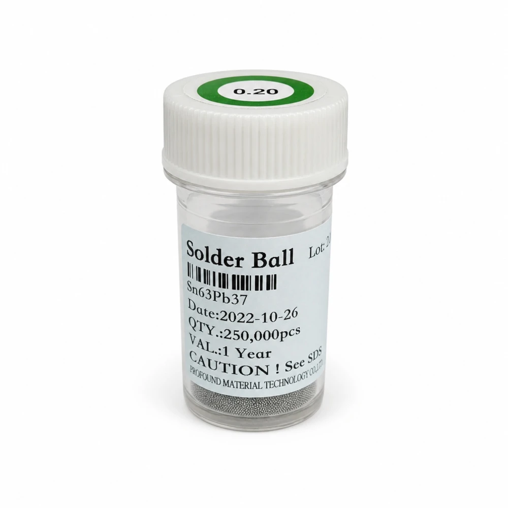 Burk loddballs med bly 0,20mm 250.000 enheter för BGA-lödning