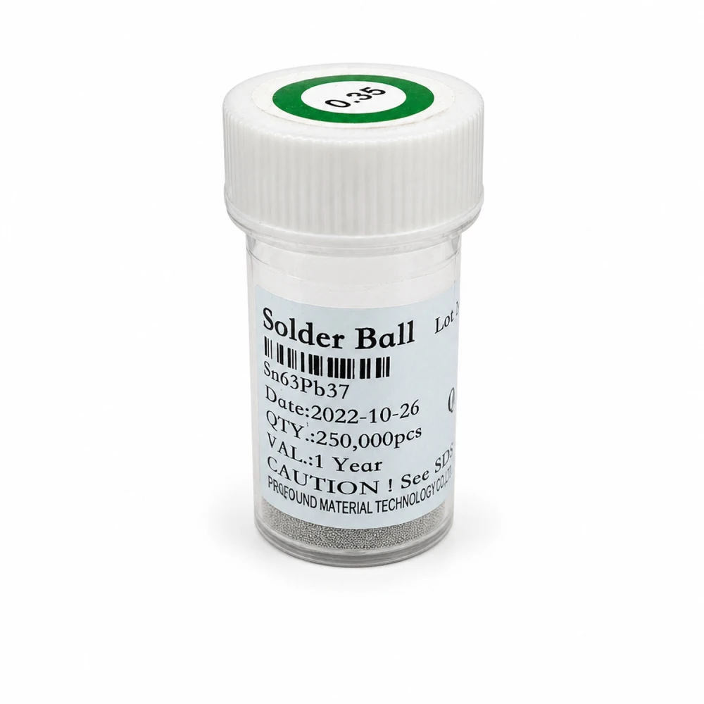 Burk loddballs med bly 0,35mm 250.000 enheter för BGA-lödning