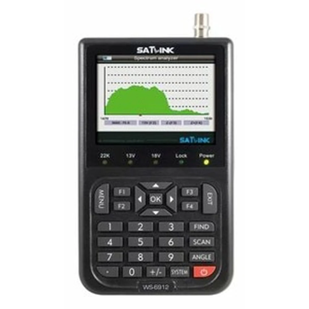 Satellitsökare Satlink WS-6912 för DVB-S/DVB-S2 - bärbar signalmätare