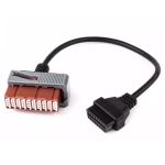 OBD2-adapterkabel 30 pin för Citroen och Peugeot 106, 206, 306, 406