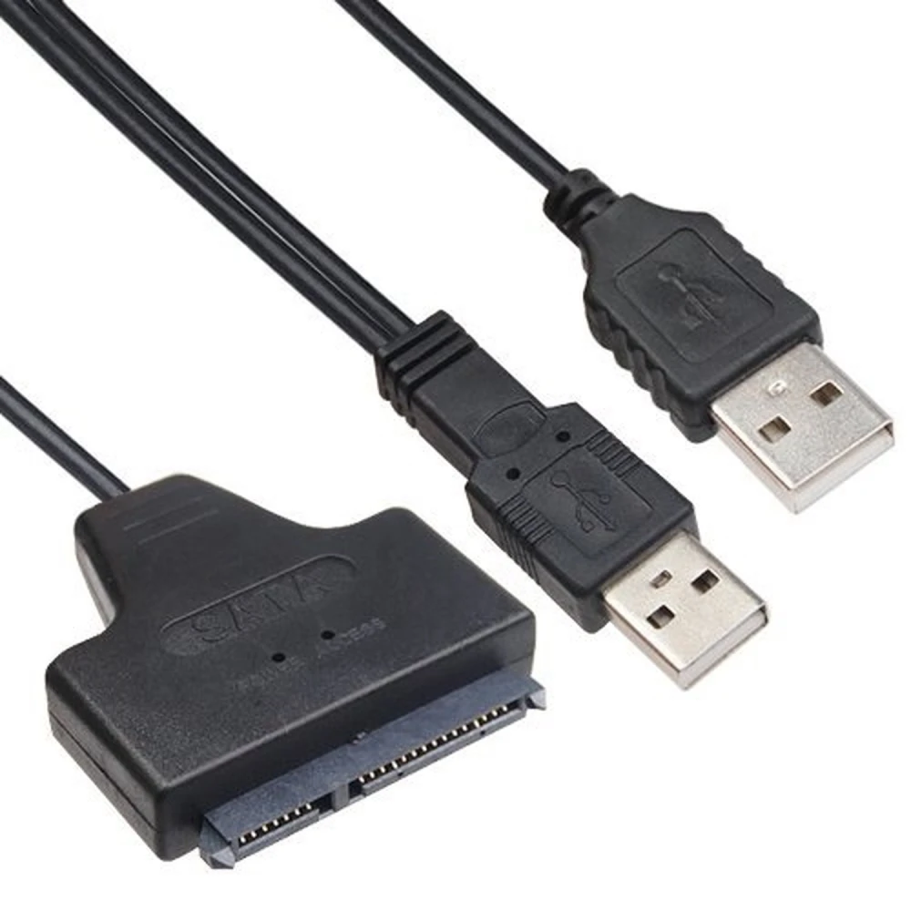 Höghastighets USB 2.0-adapterkabel för 2.5 SATA-hårddisk