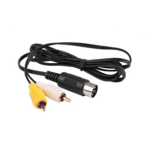 AV-kabel Sega Megadrive 1 för Genesis 1 och MasterSystem 1 kompatibel och pålitlig