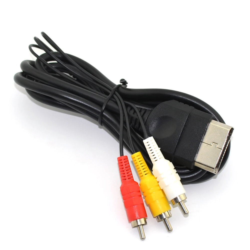 Xbox AV-kabel: RCA-kompositkabel för ljud och video till original-Xbox