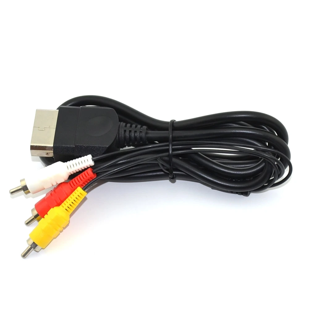 Xbox AV-kabel: RCA-kompositkabel för ljud och video till original-Xbox