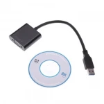 USB 3.0 till VGA-kabel för 1080p-skärm - satkit