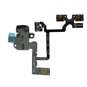 Audio flexkabel iPhone 4 svart - original reservdel för reparation