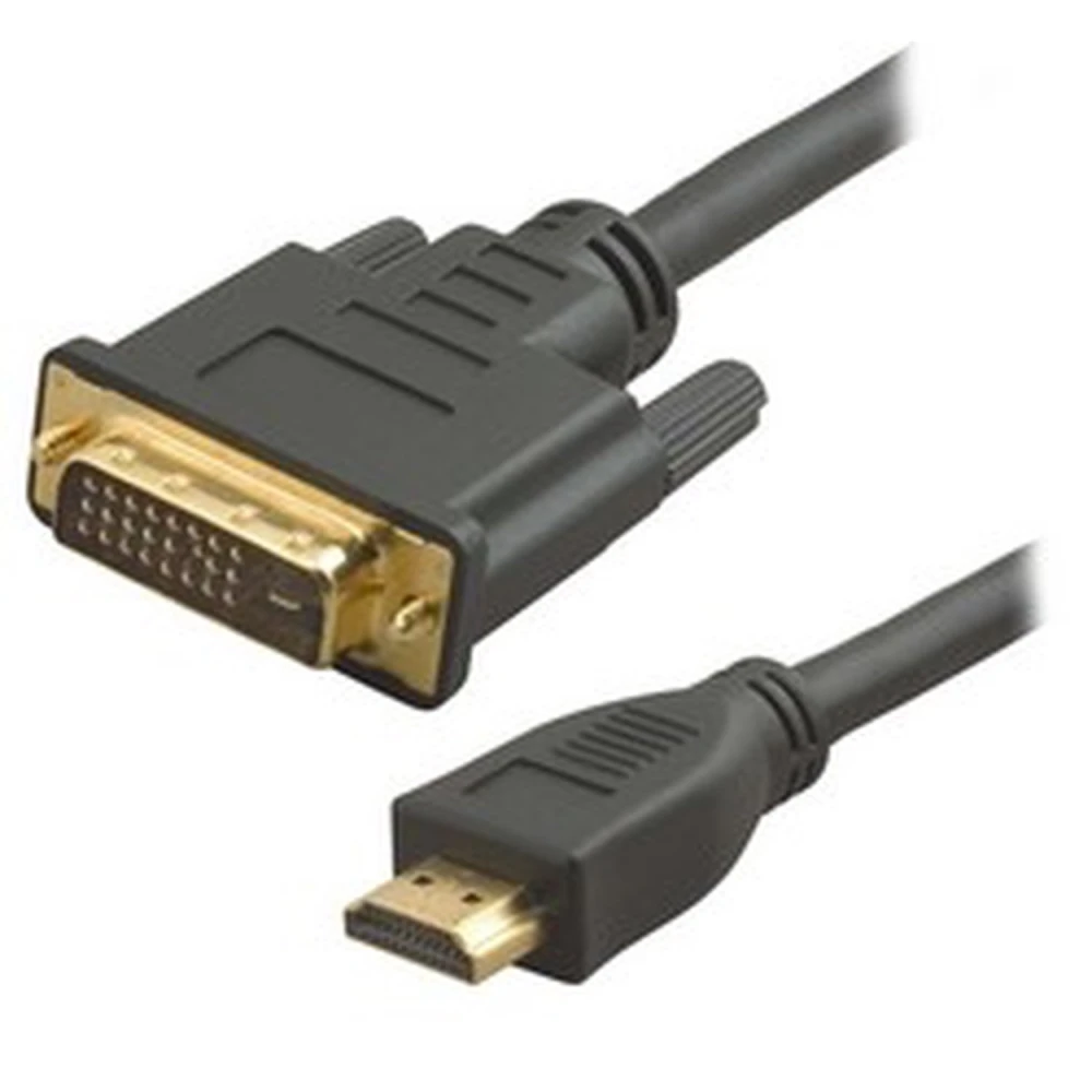 HDMI till DVI-kabel 24 pin 5 meter Dual Link för PS3