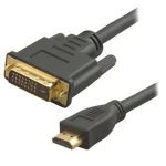 HDMI till DVI-kabel 24 pin 5 meter Dual Link för PS3
