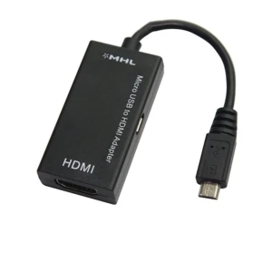 satkit MHL-kabel microUSB till HDMI för att ansluta mobil till TV med HD-ljud och video