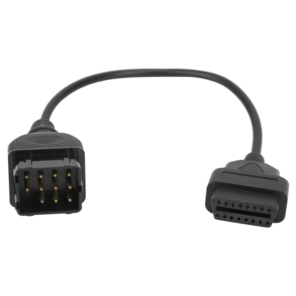 Vista lateral del cable adaptador OBD1 a OBD2 para Renault