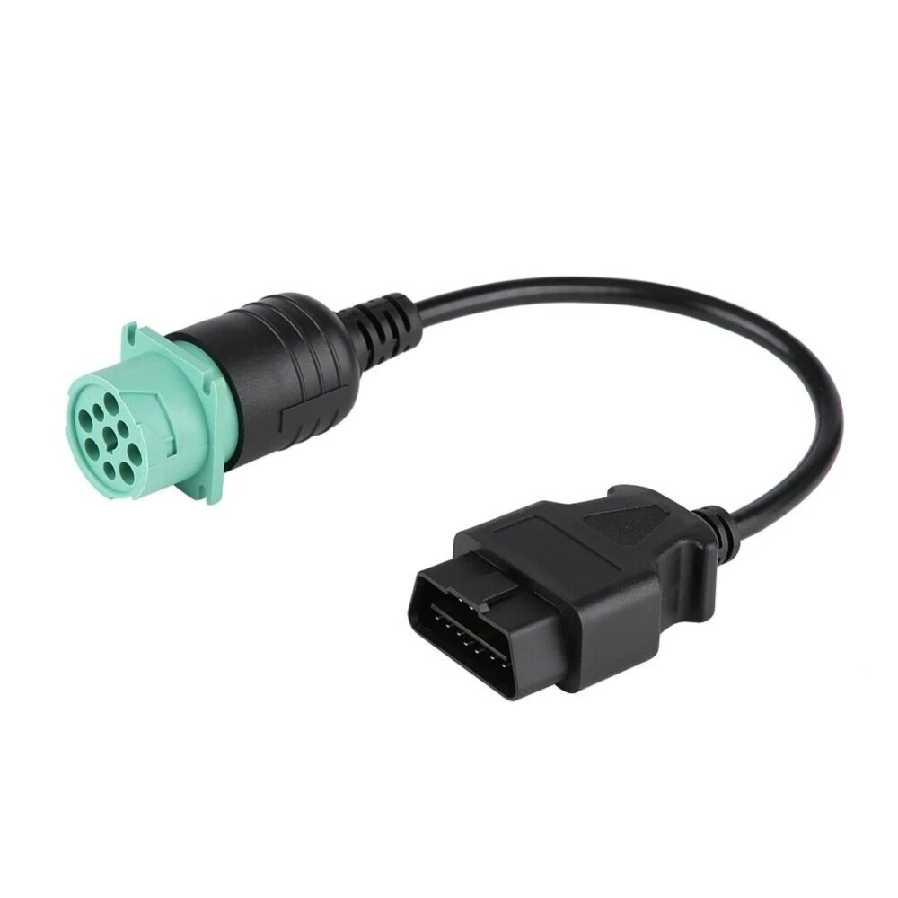 OBD2-kabel 9 pin till 16 pin för Cummins-lastbil - professionell diagnosadapter