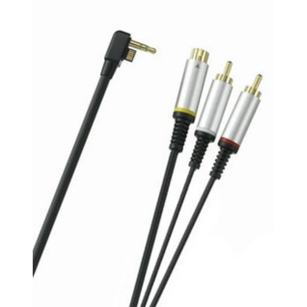 S-Video-kabel för PSP 2000 Slim med 24K guldkontakter för TV