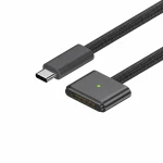 USB-C till MagSafe 3 140W-kabel för MacBook Pro och Air – 2 m flätad, Space Grey