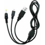 USB-laddnings- och datakabel PSP 3000 kompatibel med PSP 2000 och PSP Slim