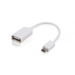 USB OTG-kabel Micro USB hane till USB hona 10 cm för Android