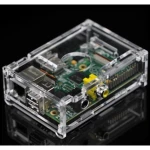 Transparent akryllåda för Raspberry Pi, kompatibel med modeller A och B