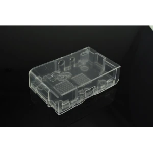 Transparent Raspberry Pi case kompatibelt med modeller A och B