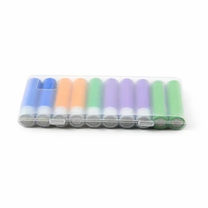 Batterihållarlåda 10× 18650 Transparent Plast Stor Kapacitet