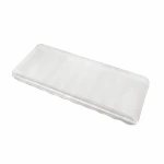 Batterihållarlåda 10× 18650 Transparent Plast Stor Kapacitet