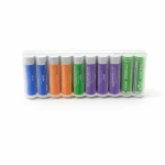 Batterihållarlåda 10× 18650 Transparent Plast Stor Kapacitet