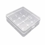 Batterihållare 4× 18650 Transparent Plast Förvaring Skydd