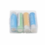 Batterihållare 4× 18650 Transparent Plast Förvaring Skydd