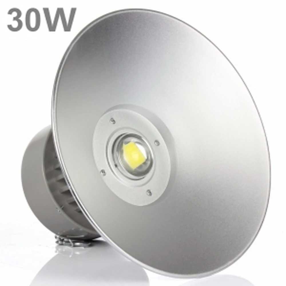 LED industrilampa 30W 6000K starkt ljus med effektfaktor 0,95