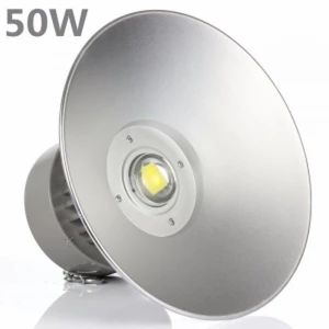 Industriell LED-high bay 50W 6000K starkt ljus PF 0,95 100% verklig effekt
