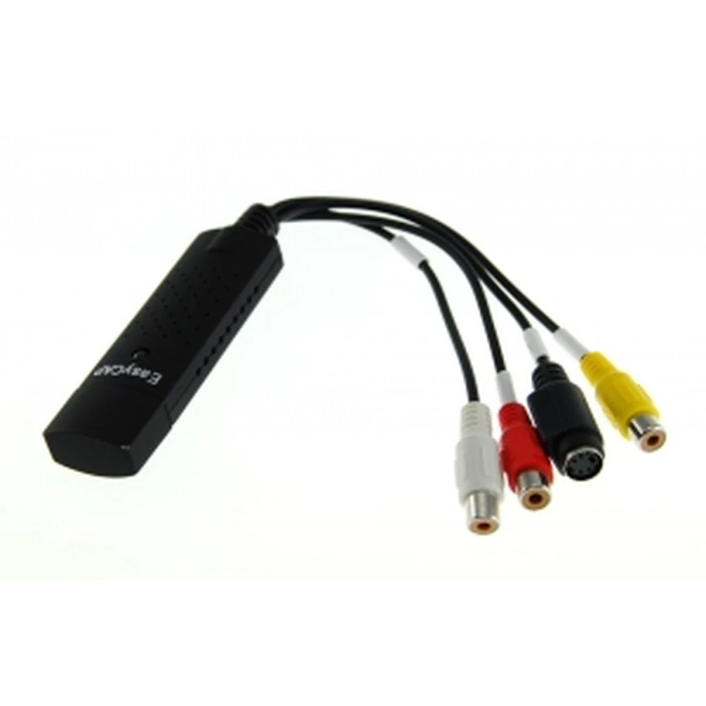 EasyCap USB videoinspelningskort kompatibelt med Windows XP, Vista, 7 och 8