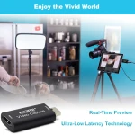 HDMI USB videoinspelningskort 1080P för streaming, gaming och videomöten