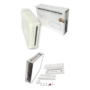 Komplett vit Nintendo Wii-skal för reparation