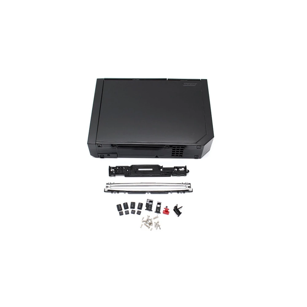 Komplett Nintendo Wii-skal i svart för byte och reparation