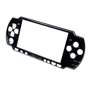 Främre skal PSP2000 slim svart - original reservdel för reparation