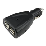 USB billaddare med 4 portar för snabb och effektiv laddning