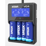 Embalaje del cargador XTAR MCVCVP124 VC4 con accesorios