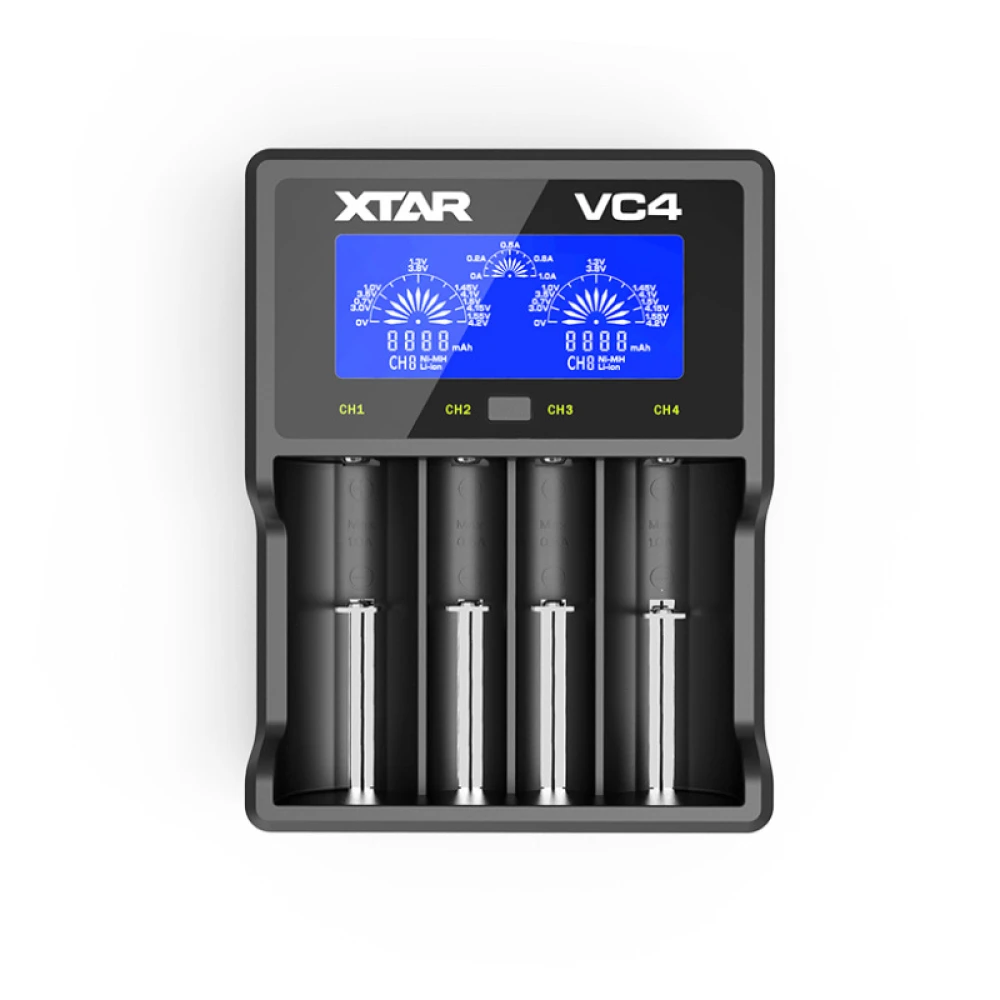 Cable USB incluido con el cargador XTAR MCVCVP124 VC4