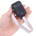 Vista lateral del CC Debugger Zigbee Programador CC2531 con antena integrada