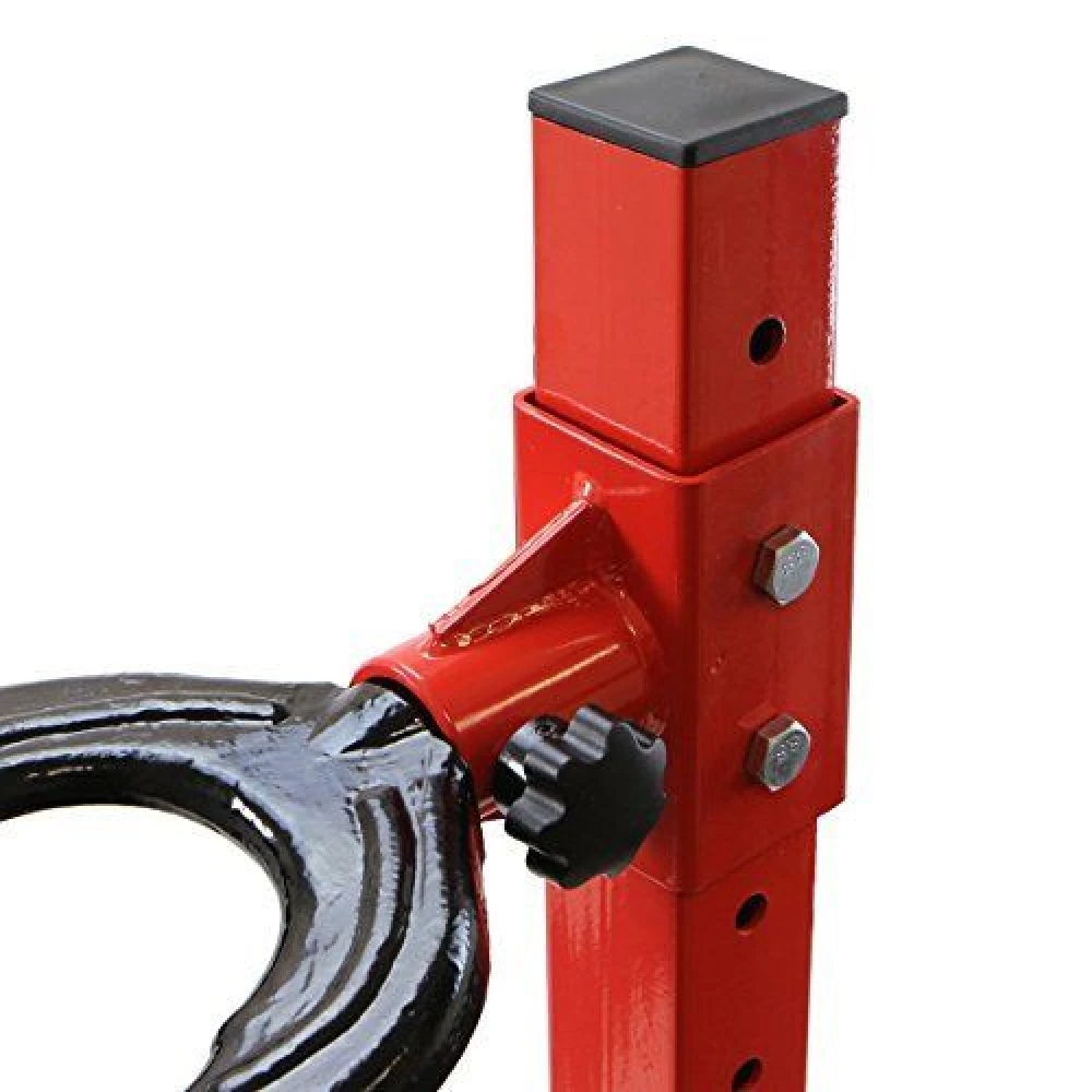 Compresor de muelles hidráulico 1 tonelada en uso para comprimir resorte de suspensión