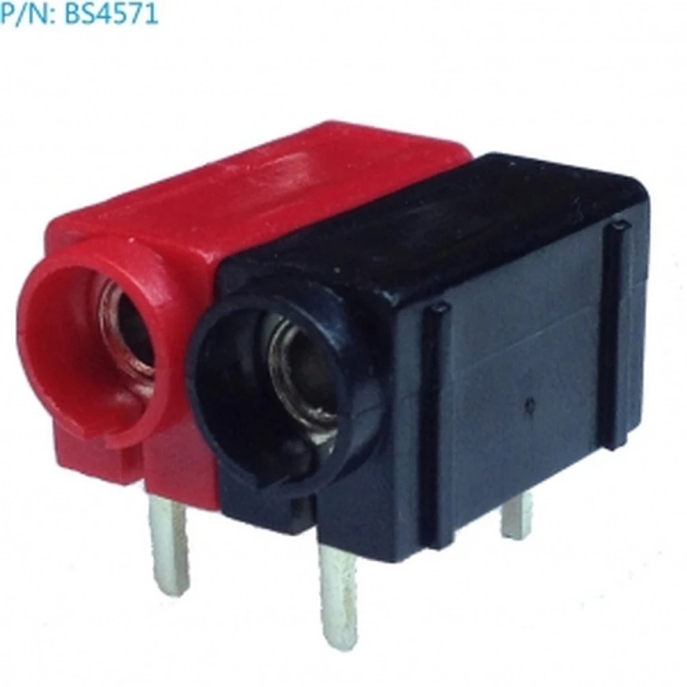 Banankontakt hona för ytmontering 4mm BS4571 Amass för PCB-kort