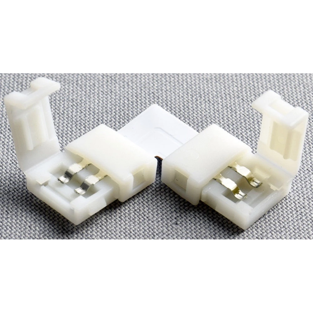 LED-vinkelkontakt L-form 2-pin 10mm 5050 för LED-remsor YourLed