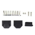 Vista frontal del conector OBD2 hembra universal de 16 pines