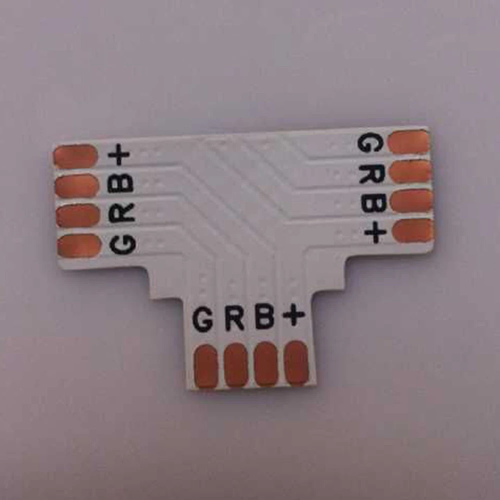 T-kontakt 5050 10mm 4-pin RGB för LED-list