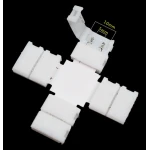 LED-klämkontakter X-form 10mm 2-pin 5050 RGB för LED-remsor