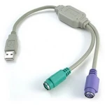 USB till PS/2-adapter för tangentbord och mus - satkit