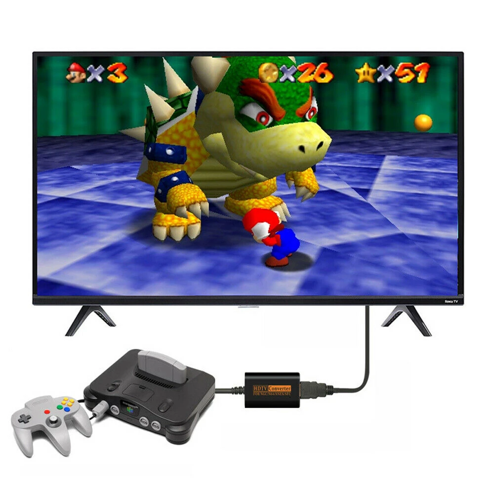 HDMI-omvandlare för Nintendo N64 - Adapter för SNES, SFC och NGC